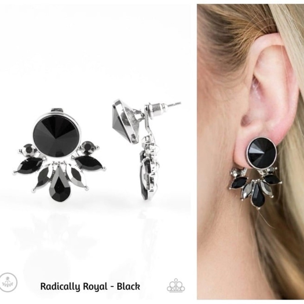 Radically Royal Jacket Earrings